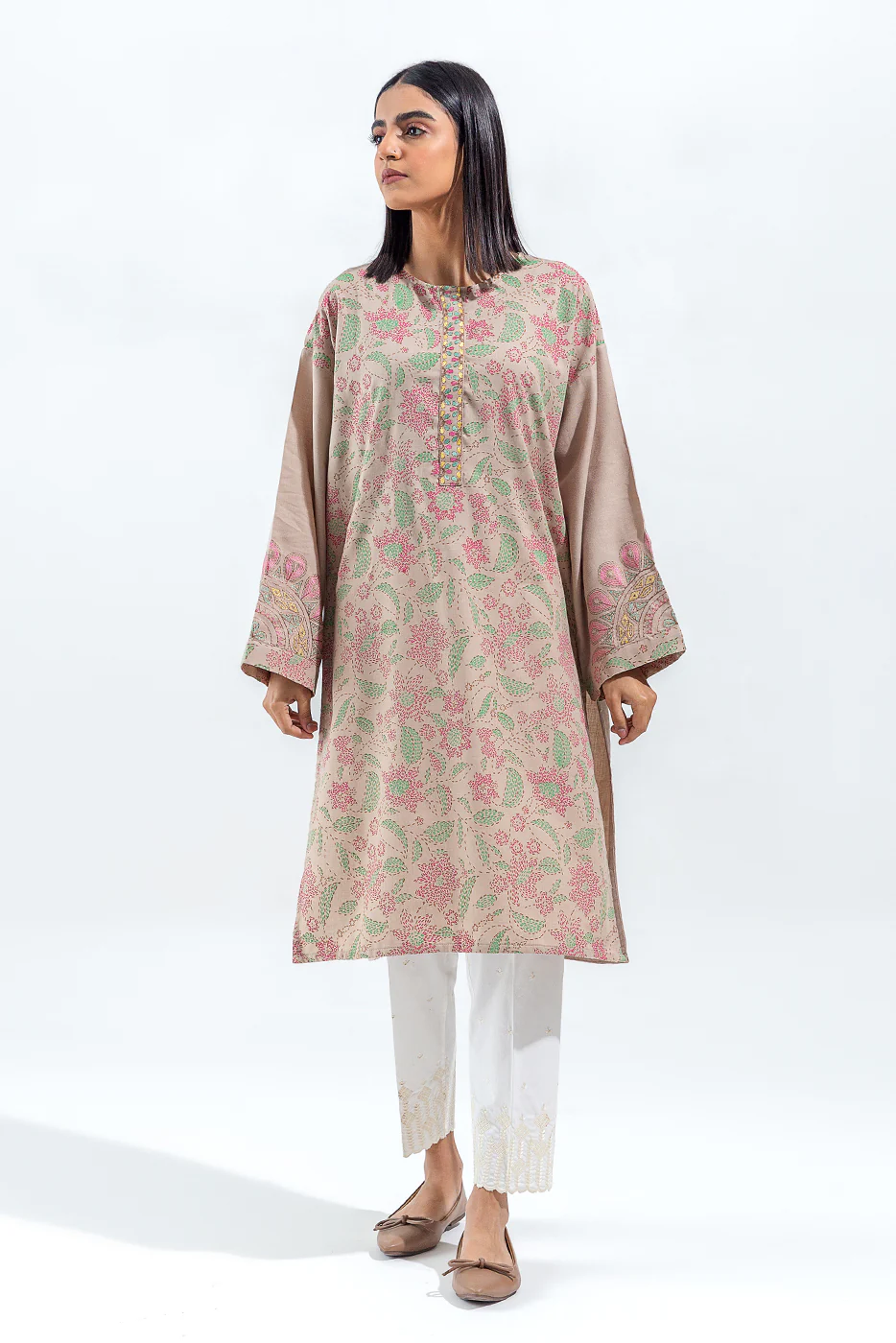 EMBROIDERED TWILL SHIRT(PRET) - Image 7