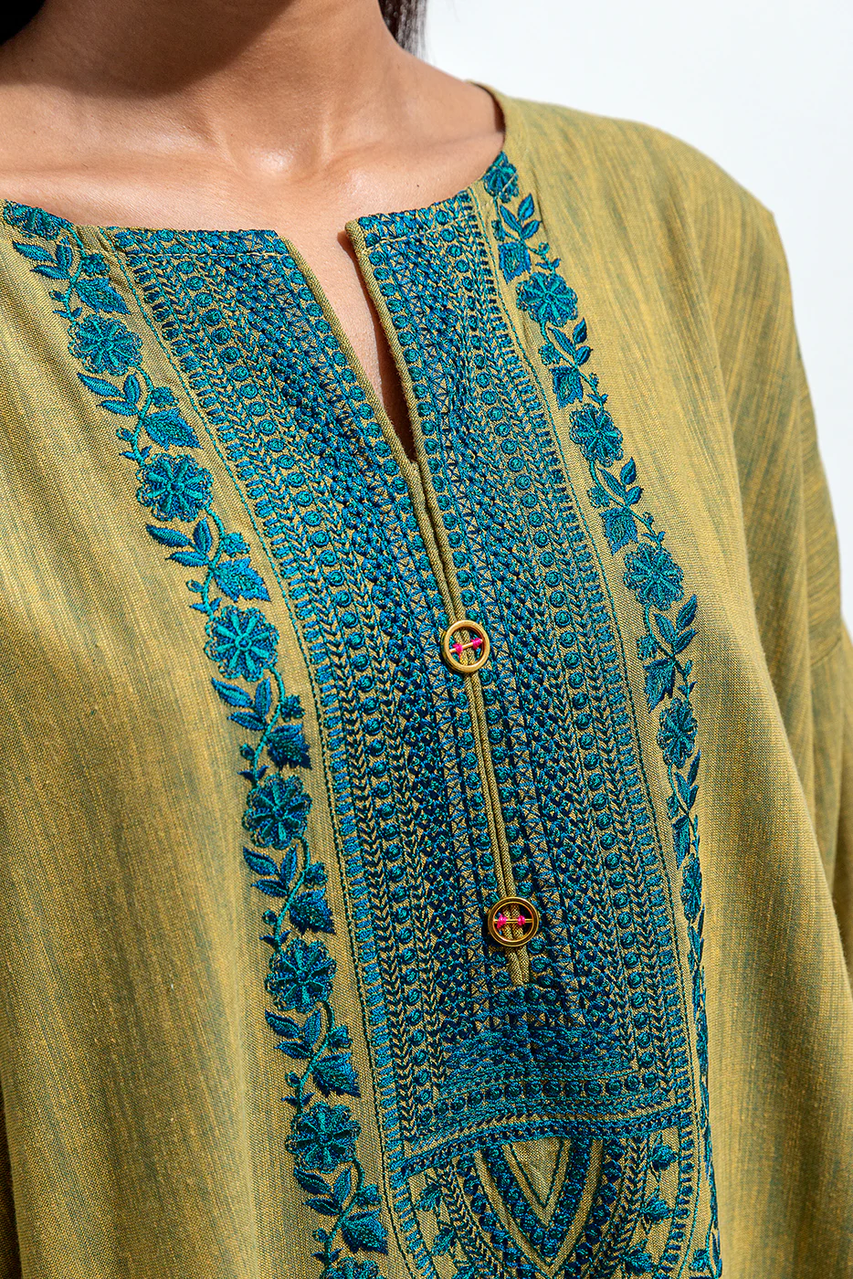BOXY YARN DYED SHIRT (PRET) - Image 4