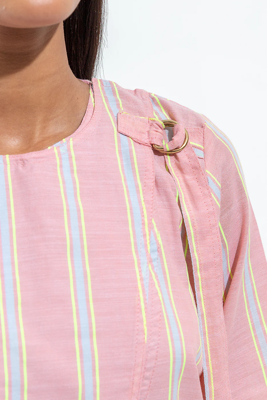 BASIC YARN DYED SHIRT (PRET) - Image 4