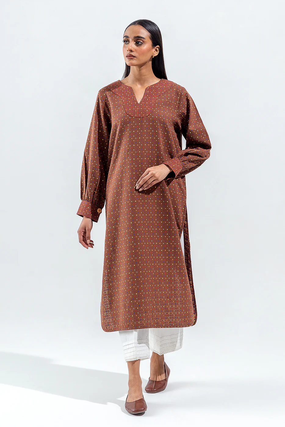 BASIC YARN DYED SHIRT (PRET) - Image 2