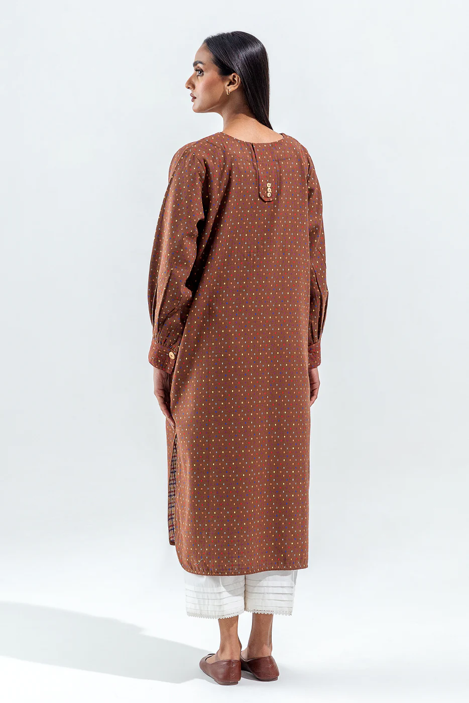 BASIC YARN DYED SHIRT (PRET) - Image 3