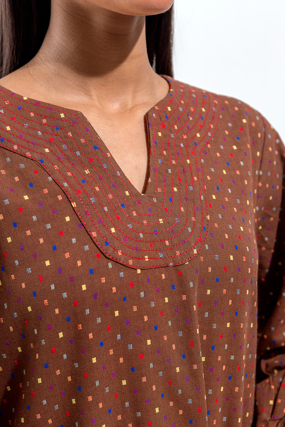 BASIC YARN DYED SHIRT (PRET) - Image 4