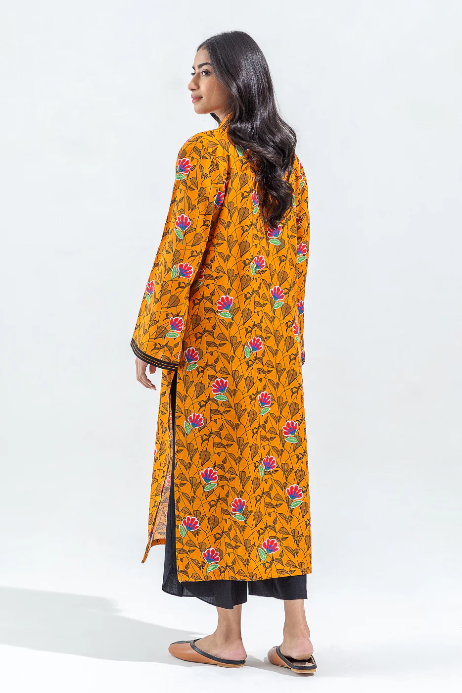 BASIC SLUB KHADDAR SHIRT (PRET) - Image 3