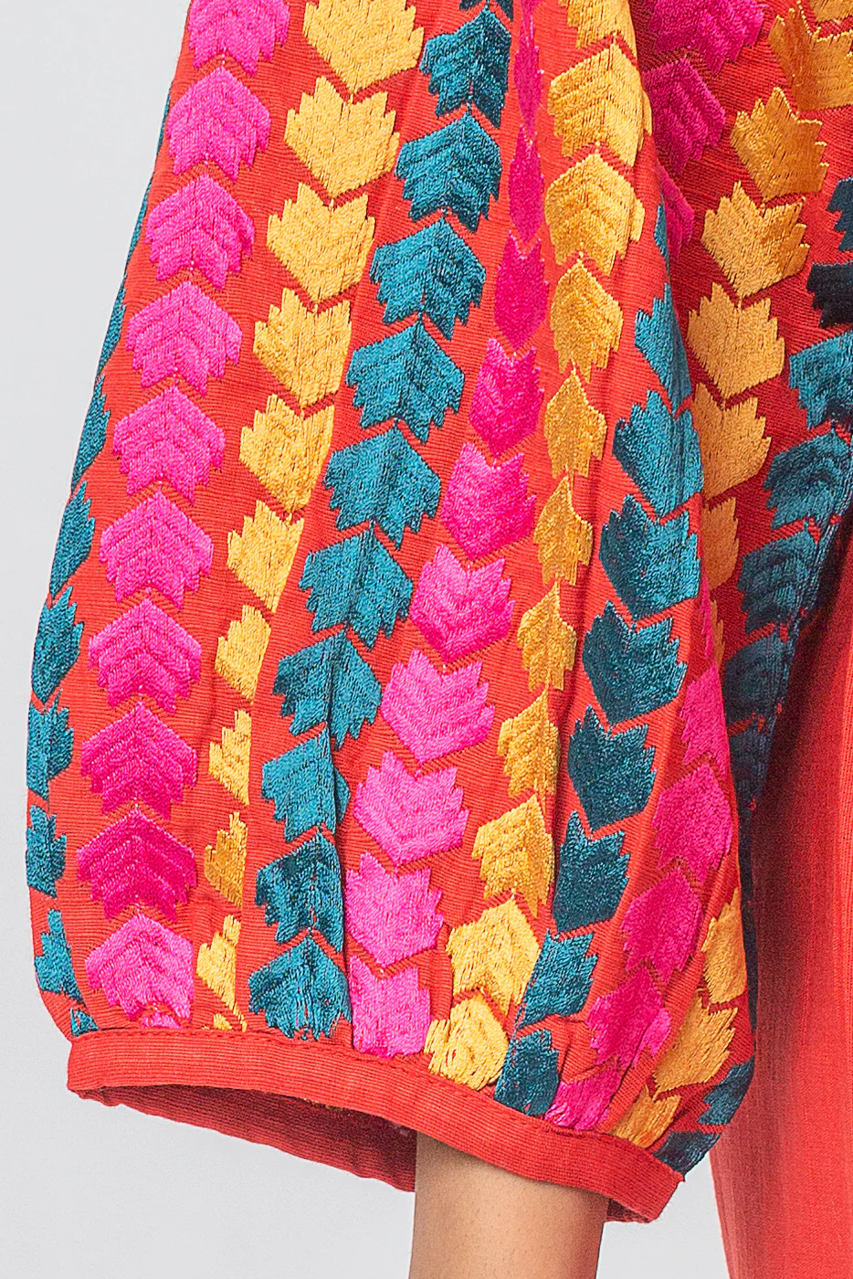 2 PIECE EMBROIDERED SLUB KHADDAR SUIT (PRET) - Image 2