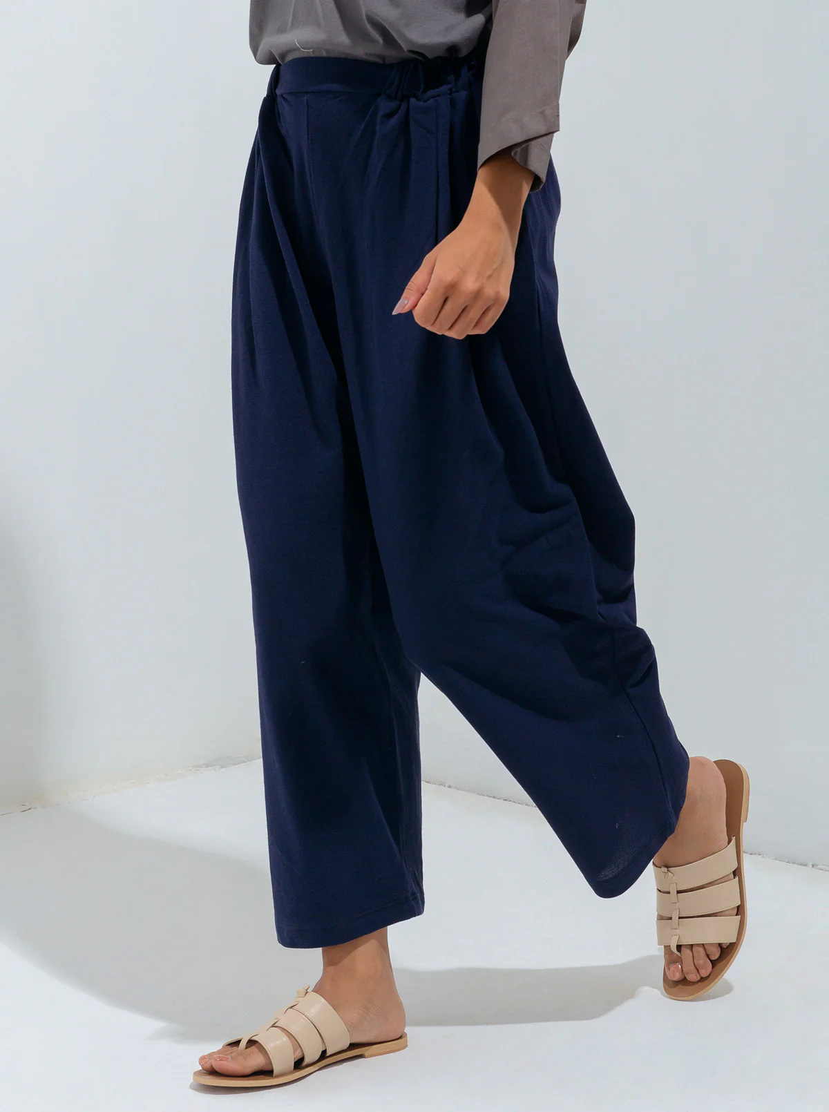 NAVY SUMMER TERRY CULOTTES - Image 2