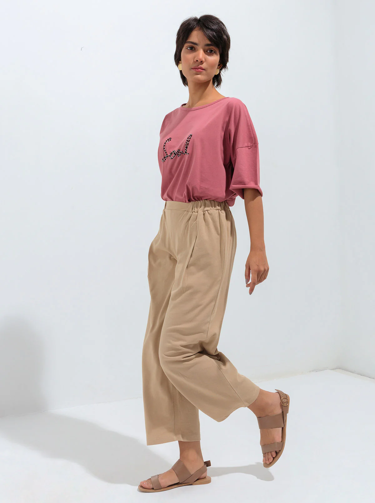 BEIGE SUMMER TERRY CULOTTES - Image 2