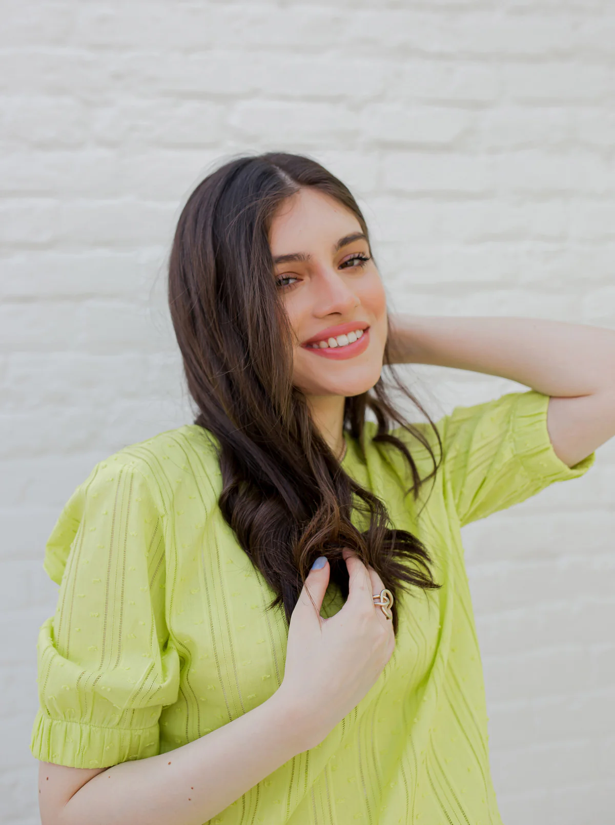 LIME TEXTURED TOP - Image 4