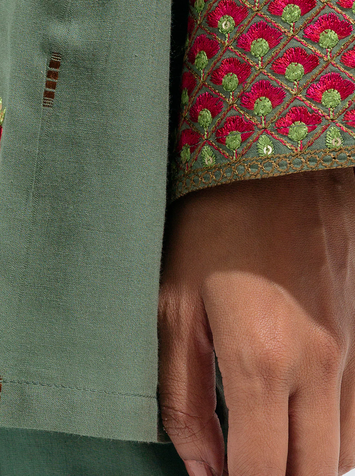 EMBROIDERED SHIRT WITH PANT - Image 3