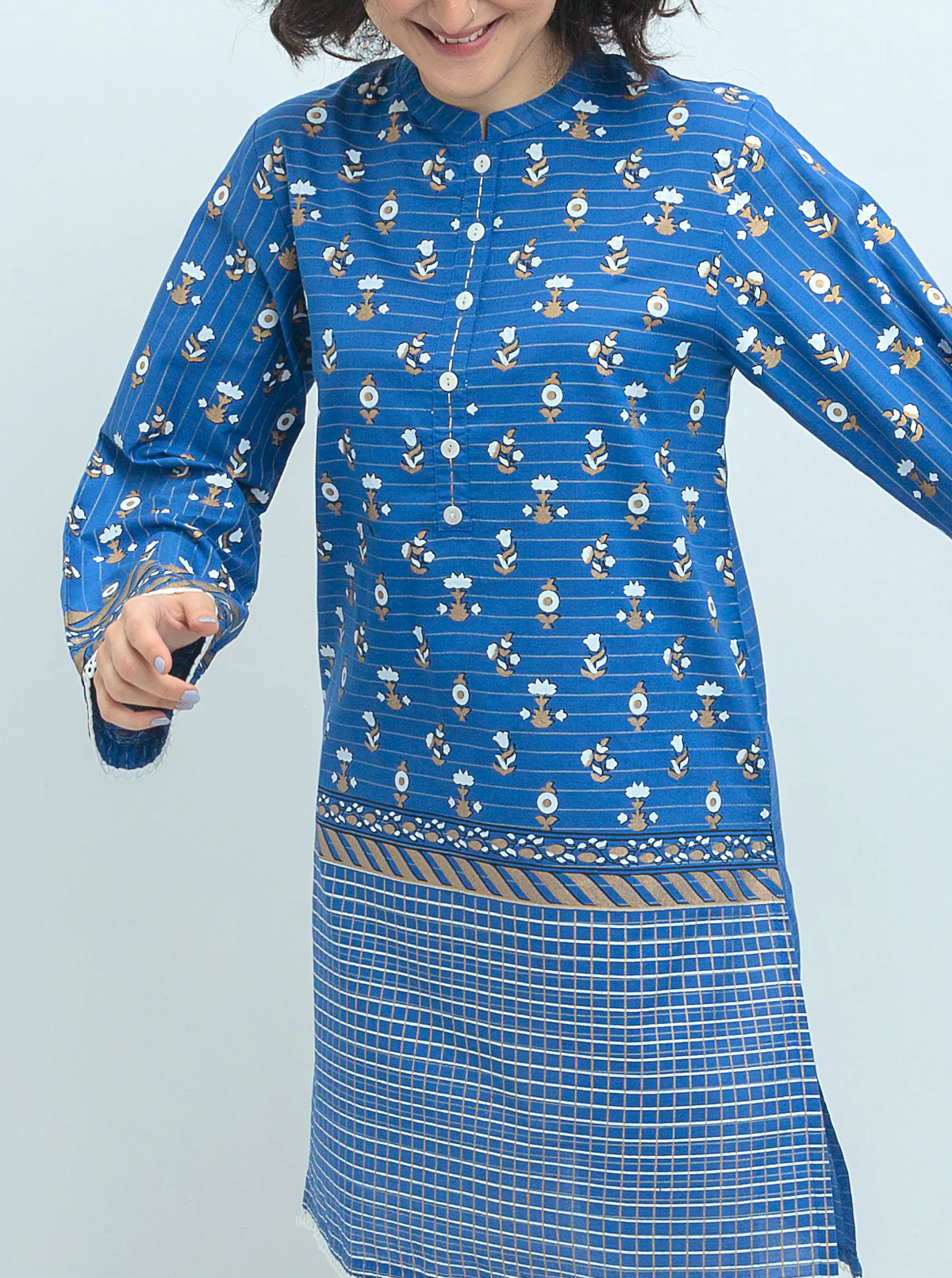 PRINTED LAWN SHIRT (PRET) - Image 2