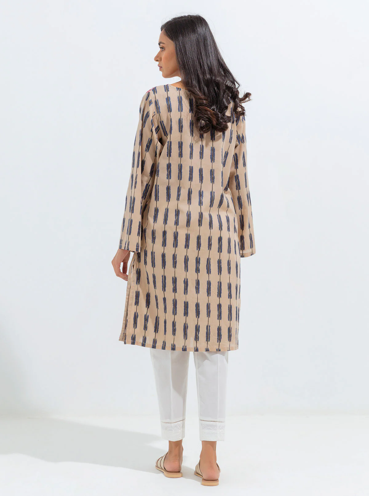 EMBROIDERED JACQUARD SHIRT (PRET) - Image 4