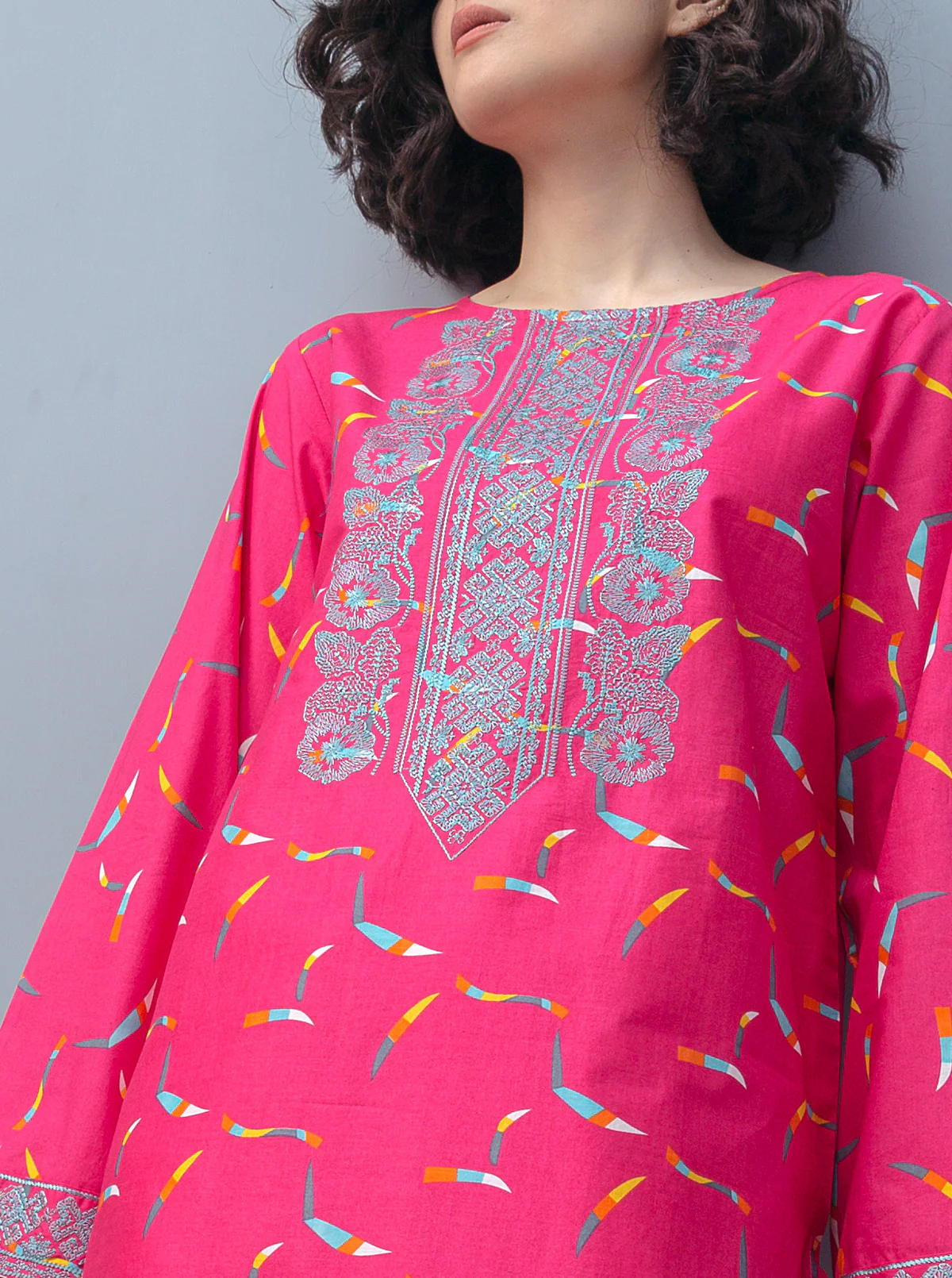 PRINTED LAWN SHIRT (PRET) - Image 2