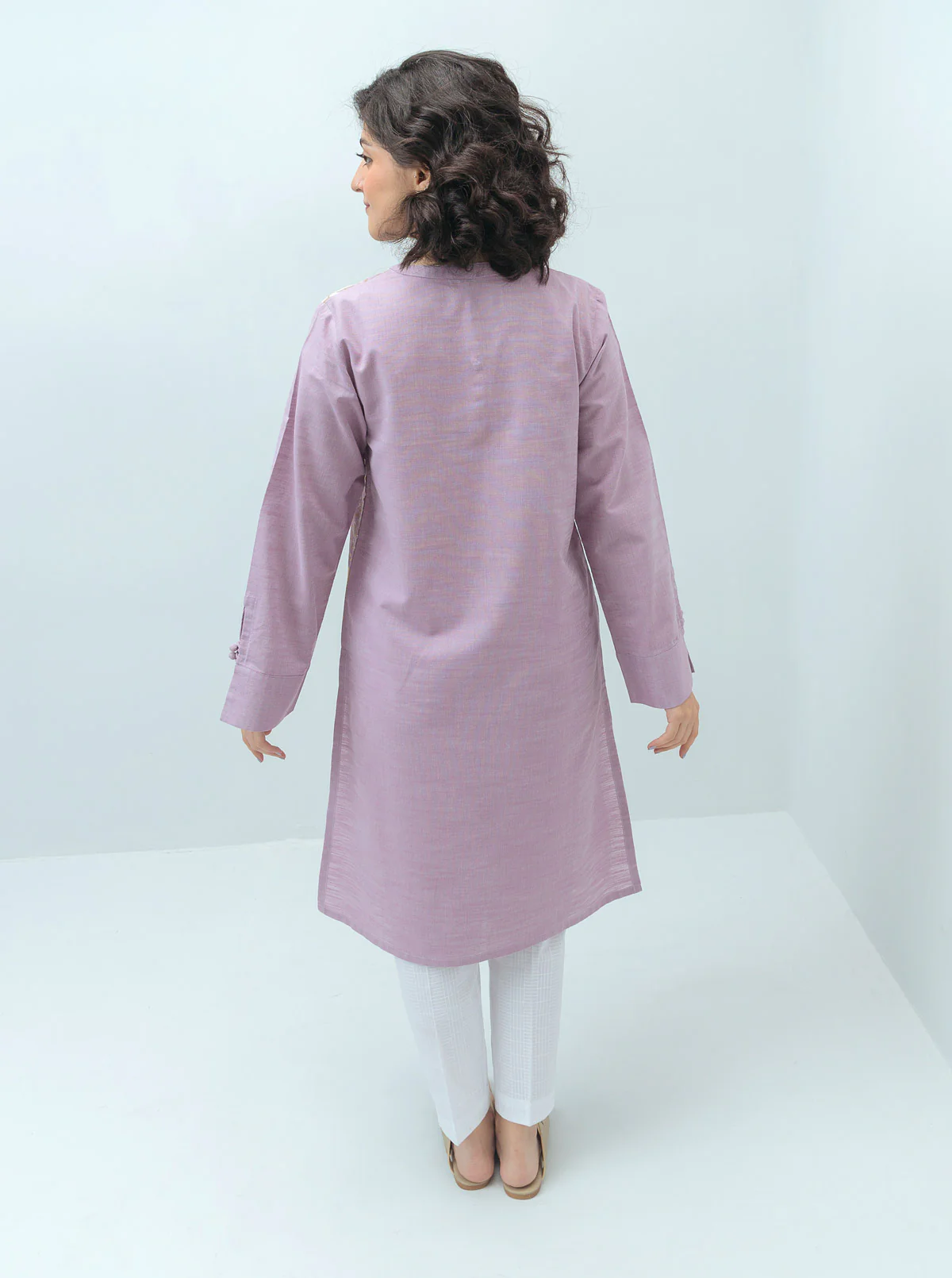 PRINTED CHAMBRAY SHIRT (PRET) - Image 4
