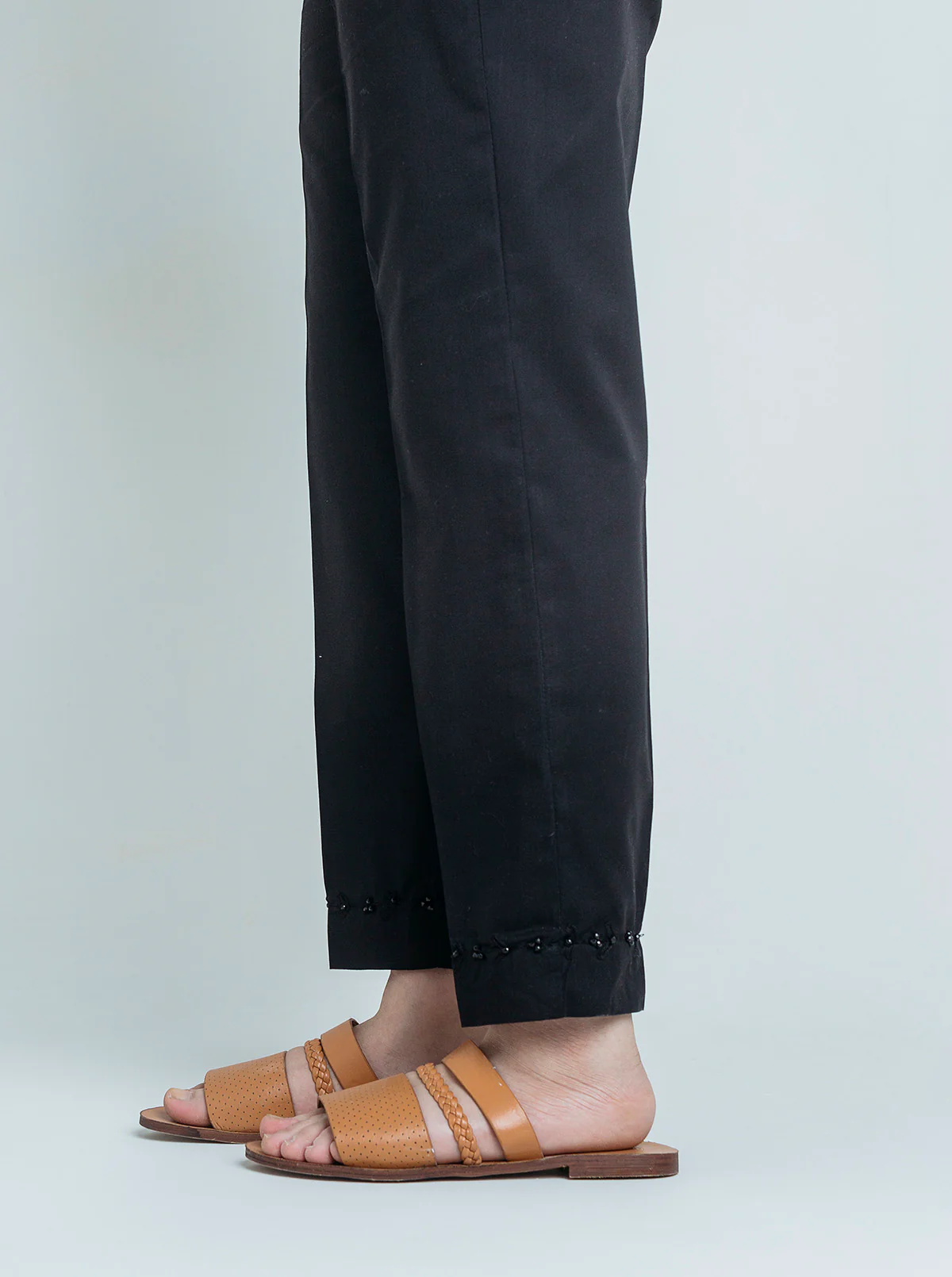 BASIC STRAIGHT PANTS - Image 2
