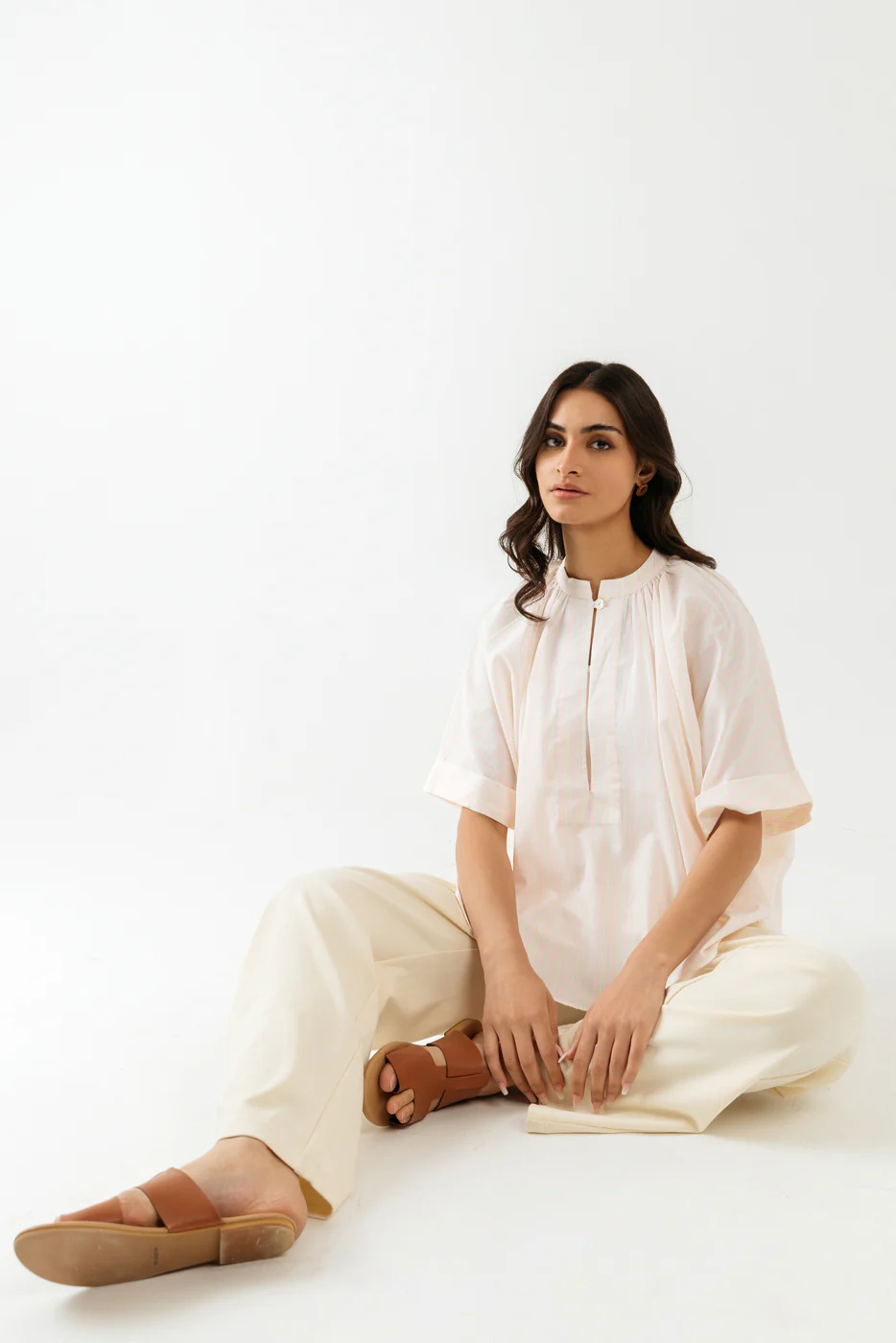 Multi Neon Stripes Boxy Top - Image 4