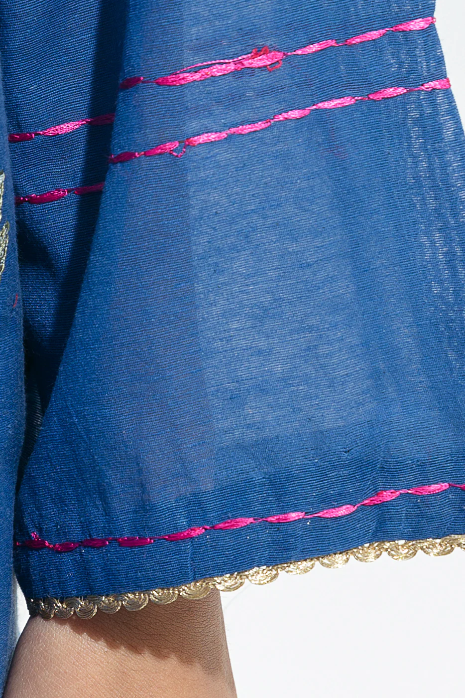 EMBROIDERED KARANDI SHIRT (LUXURY PRET) - Image 4