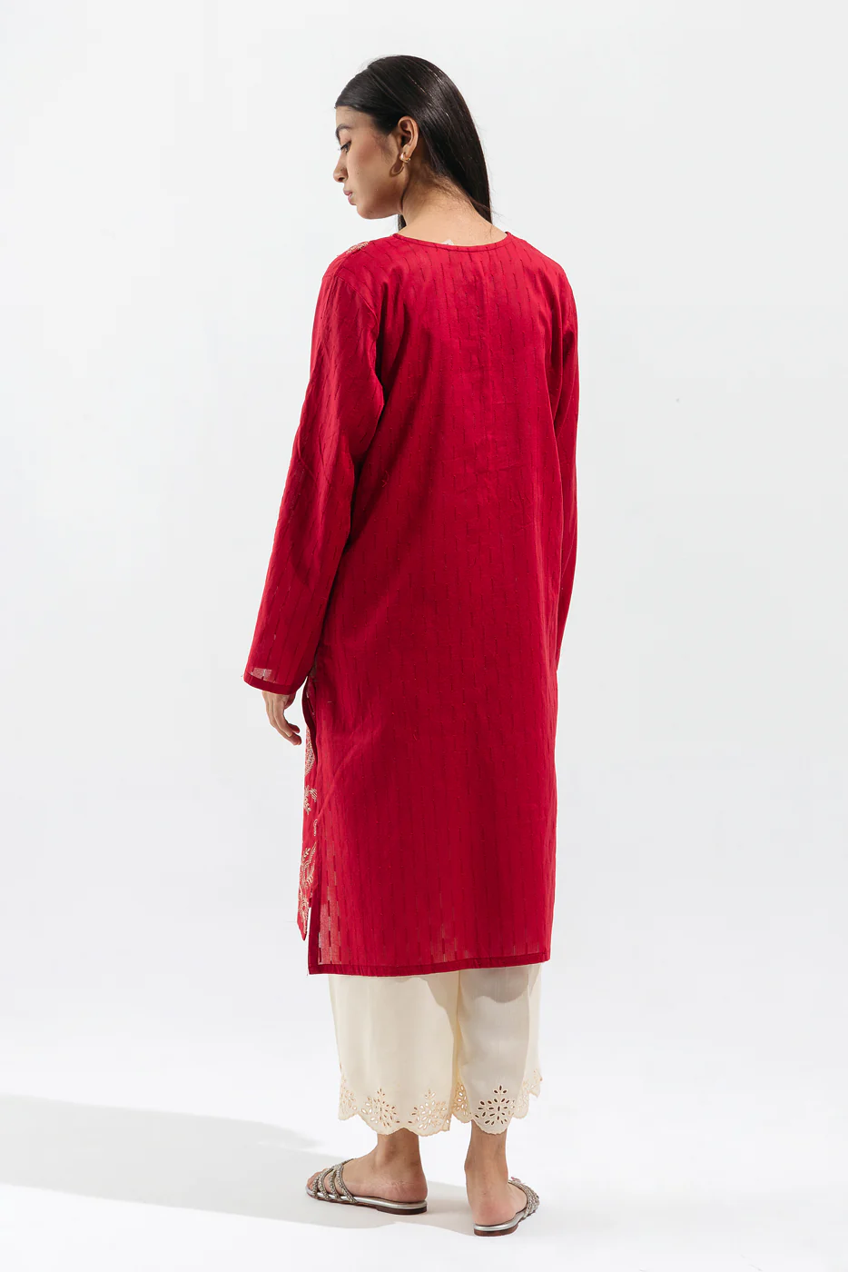 EMBROIDERED TEXTURED SHIRT (LUXURY PRET) - Image 2