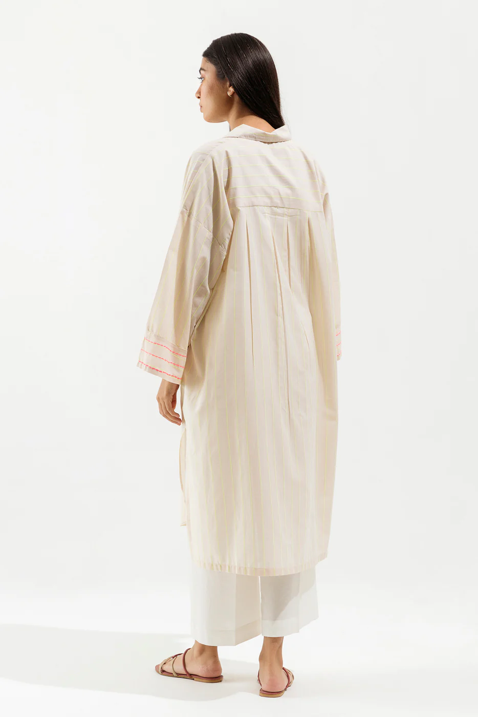 BASIC YARN DYED SHIRT (PRET) - Image 3
