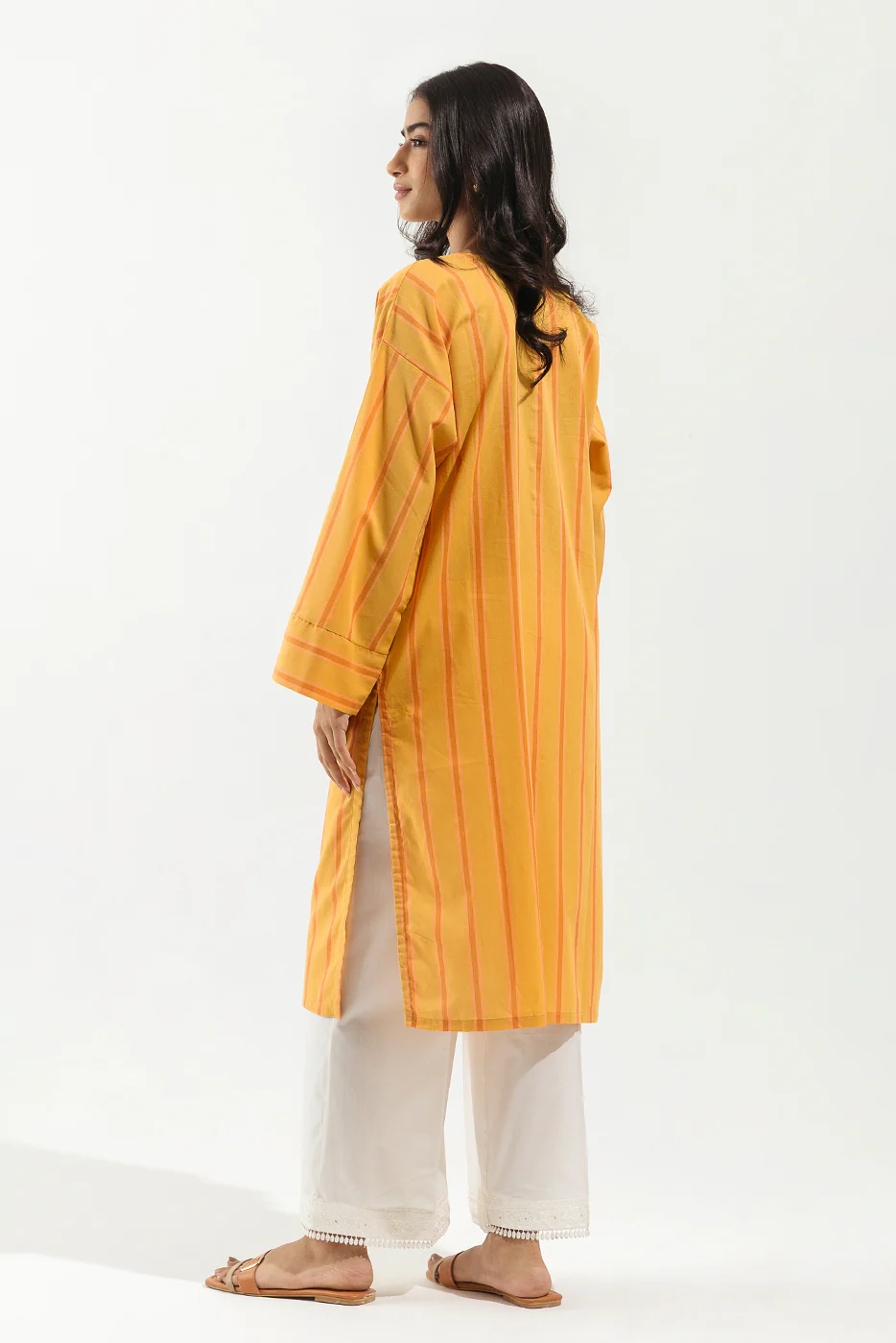 BASIC YARN DYED SHIRT (PRET) - Image 3