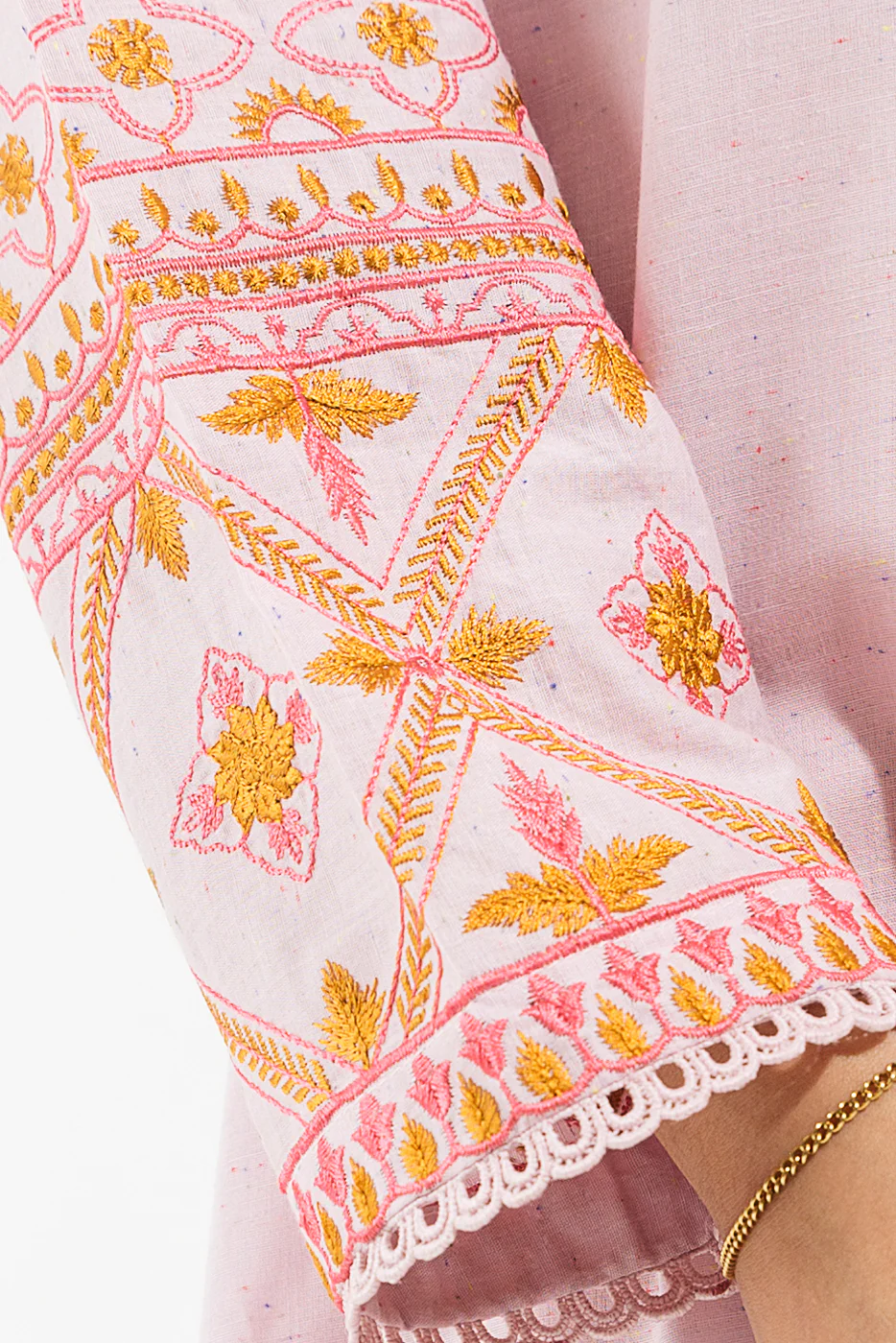 EMBROIDERED MULTI NEPS SHIRT (PRET) - Image 4