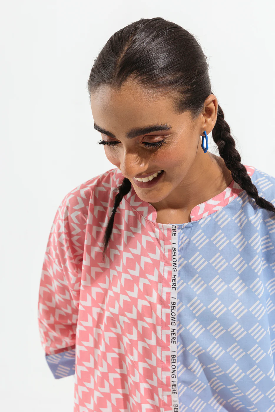 2 PIECE PRINTED POPLIN COORD SET (PRET) - Image 2