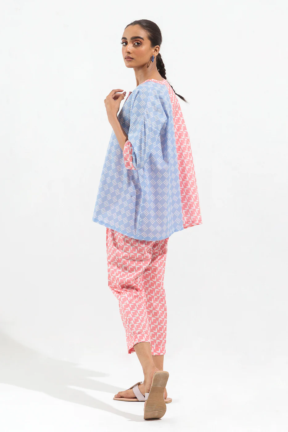 2 PIECE PRINTED POPLIN COORD SET (PRET) - Image 3