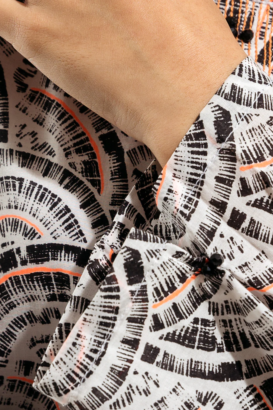 PRINTED VISCOSE SHIRT (PRET) - Image 3
