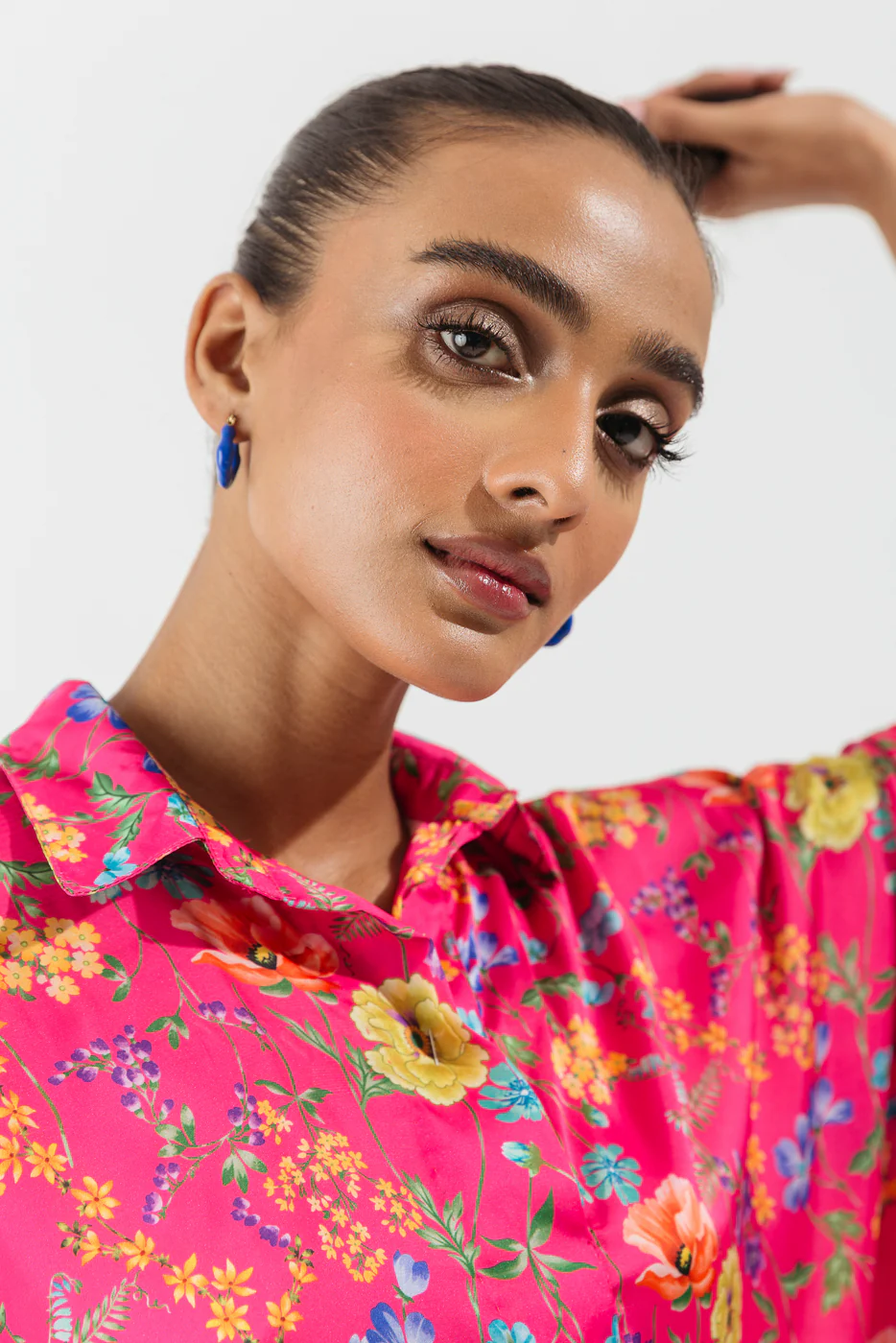 PINK FLORAL PRINTED TOP - Image 2