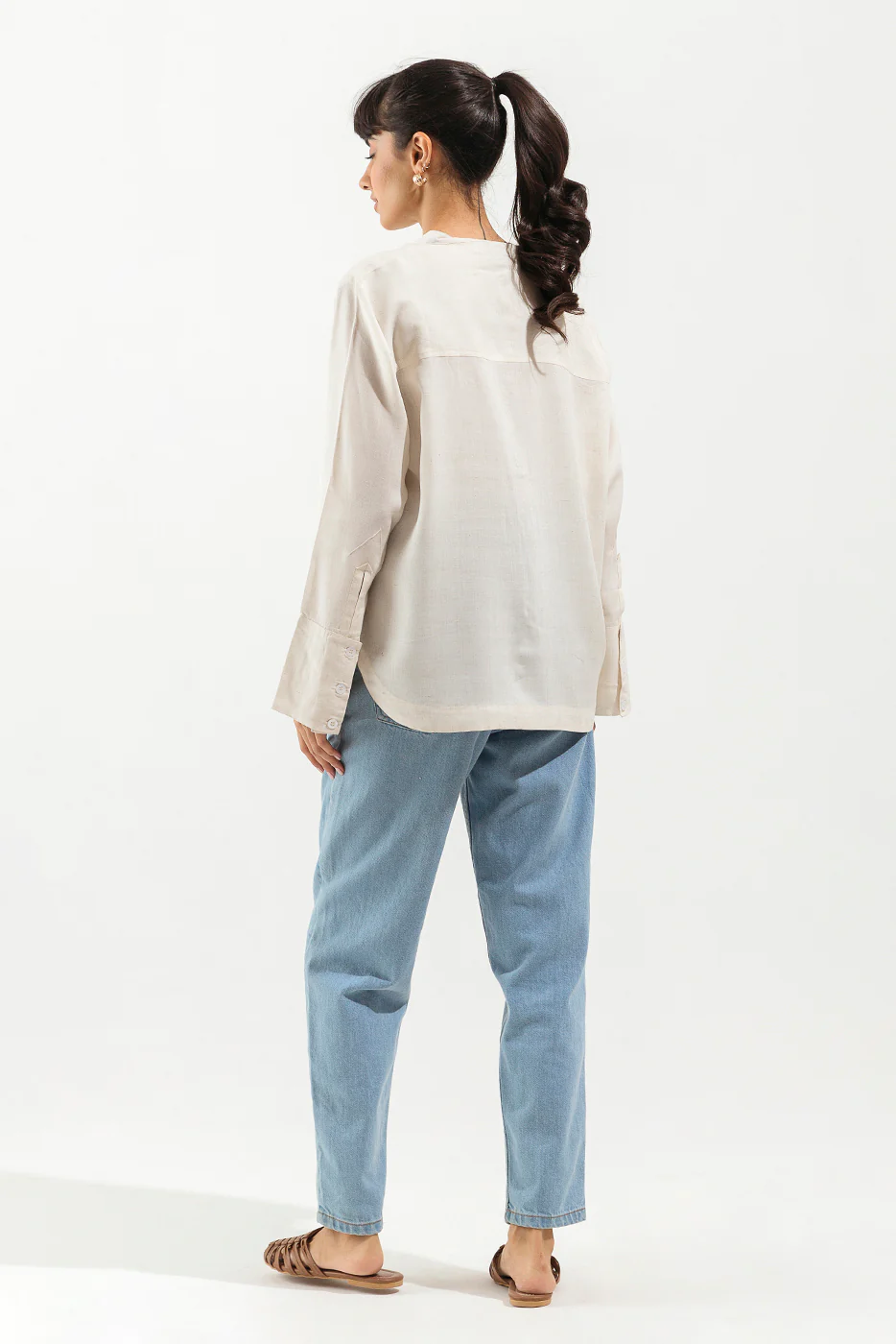 OFF WHITE BUTTON DOWN SHIRT - Image 3