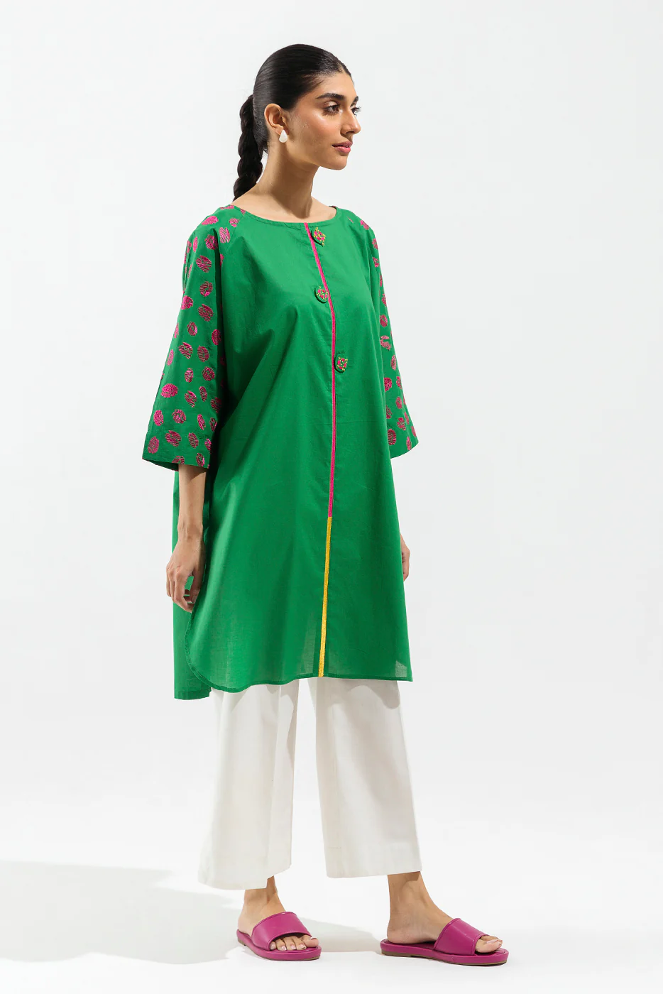 EMBROIDERED LAWN SHIRT (PRET) - Image 3