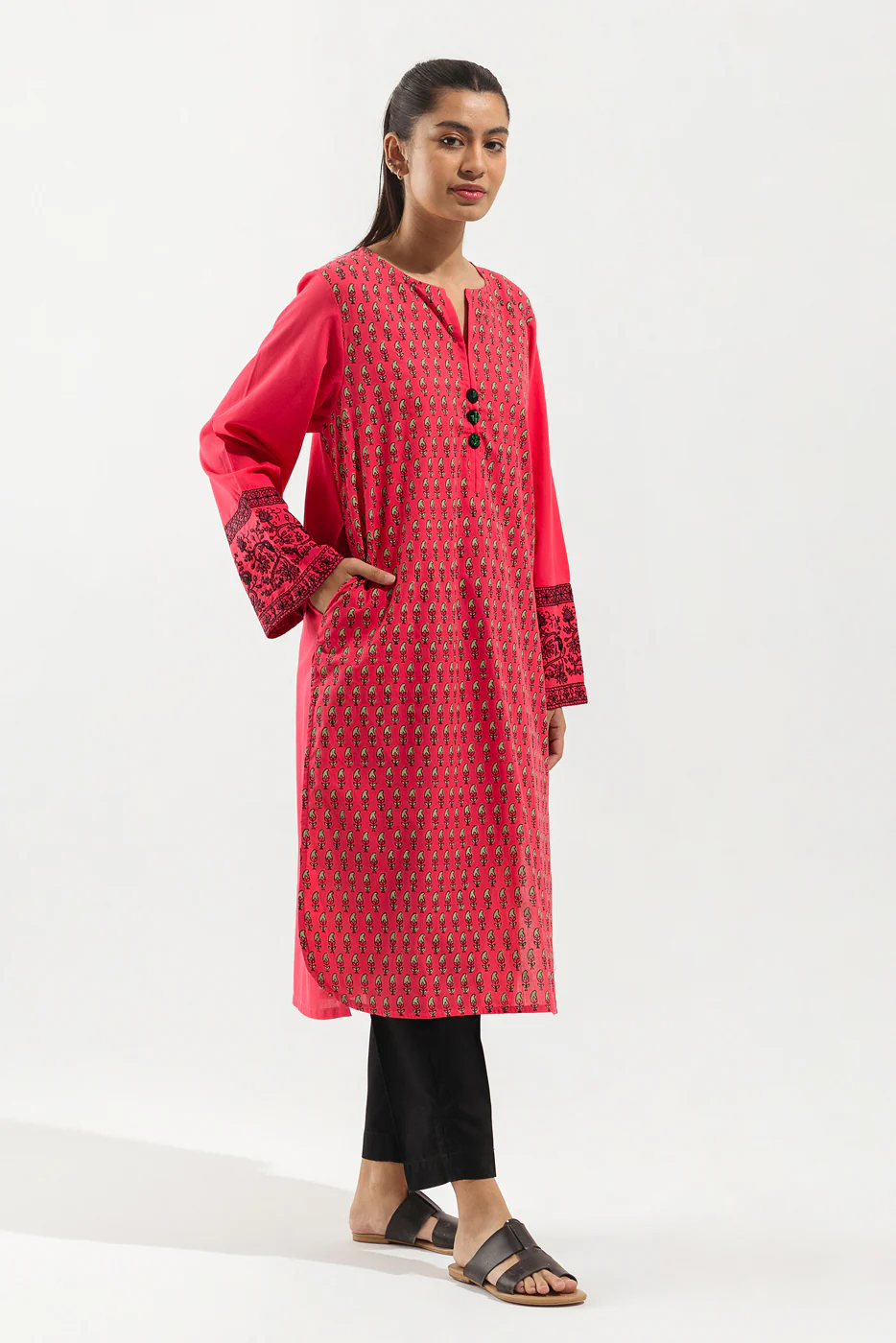 EMBROIDERED LAWN SHIRT (PRET) - Image 2