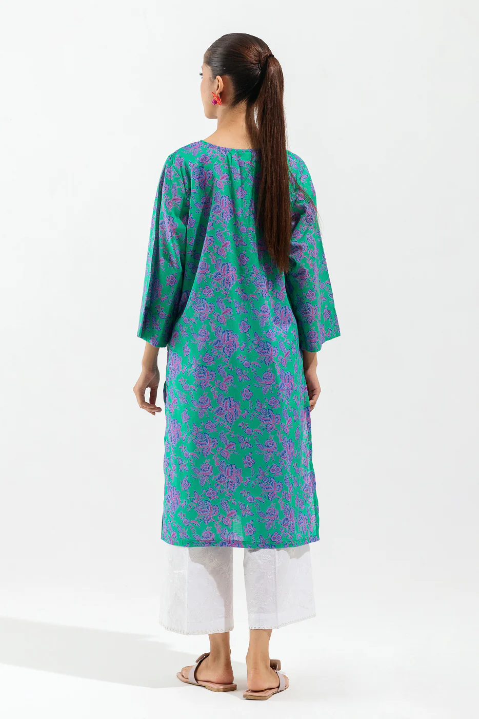 PRINTED LAWN SHIRT (PRET) - Image 2