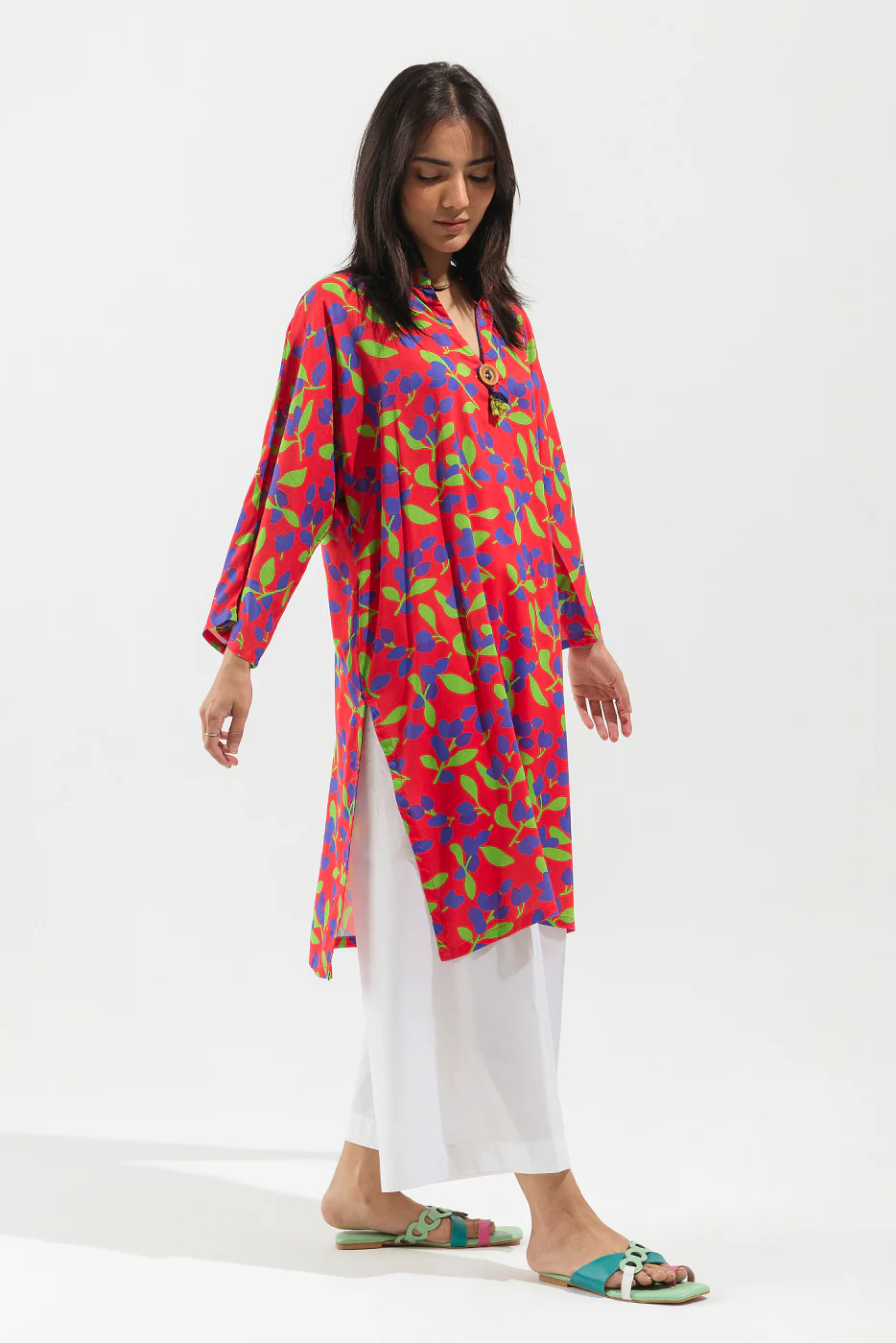 PRINTED VISCOSE SHIRT (PRET) - Image 2