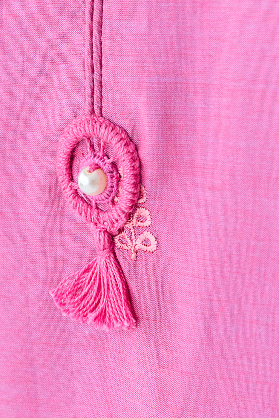 EMBROIDERED CHAMBERY SHIRT(PRET) - Image 2