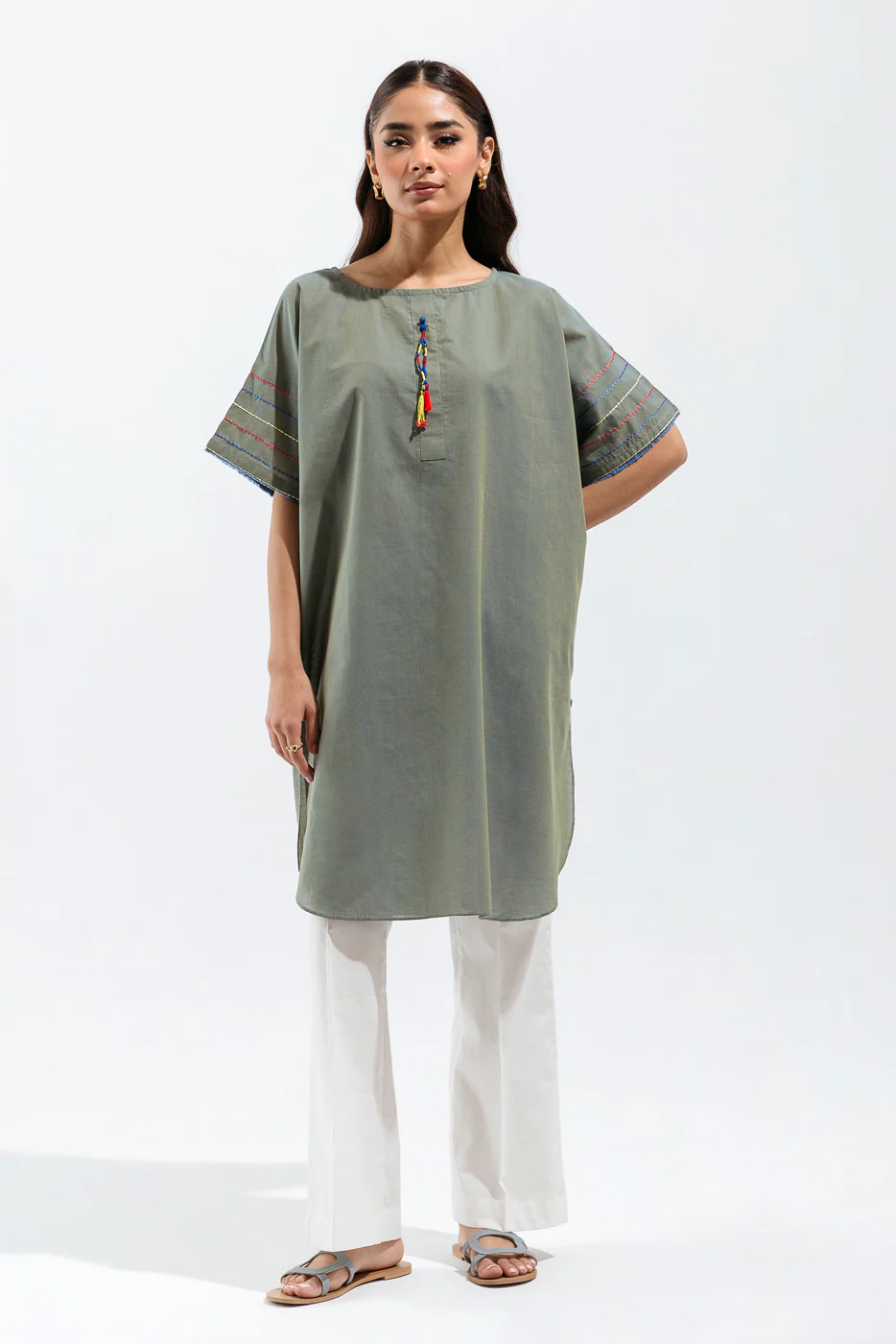 BASIC CHAMBRAY SHIRT (PRET) - Image 3