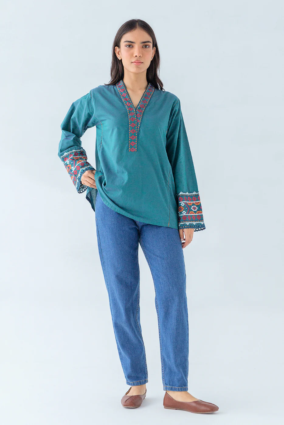 CHAMBRAY TOP (PRET) - Image 4