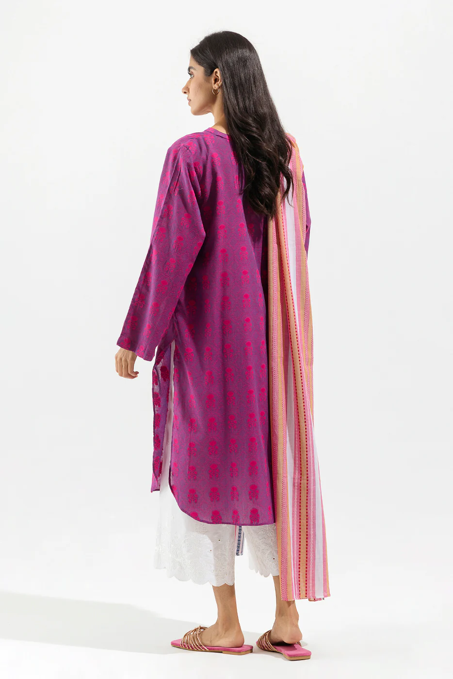 2 PIECE BASIC MULTI JACQUARD SUIT (PRET) - Image 2