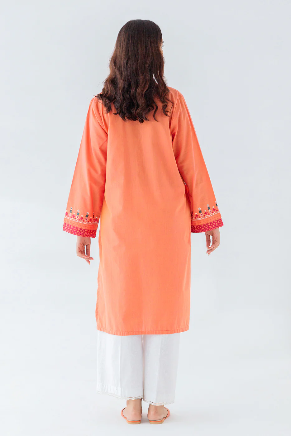 EMBROIDERED CHAMBRAY SHIRT (PRET) - Image 4