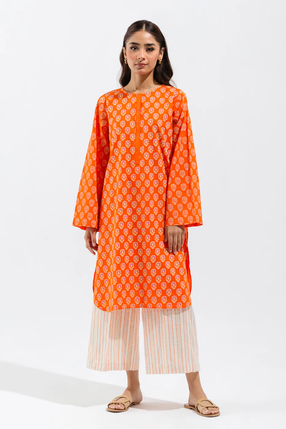 PRINTED LAWN SHIRT (PRET) - Image 3