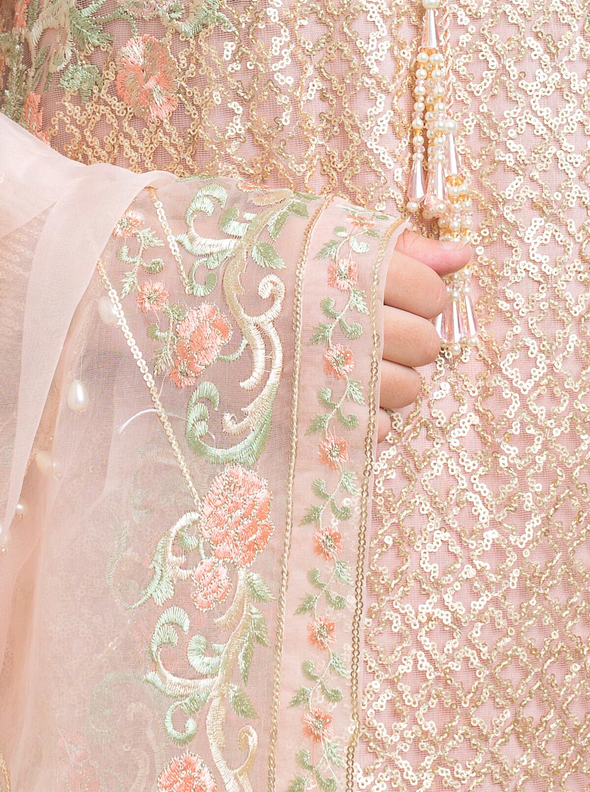 Embroidered Shirt With Dupatta - Image 2