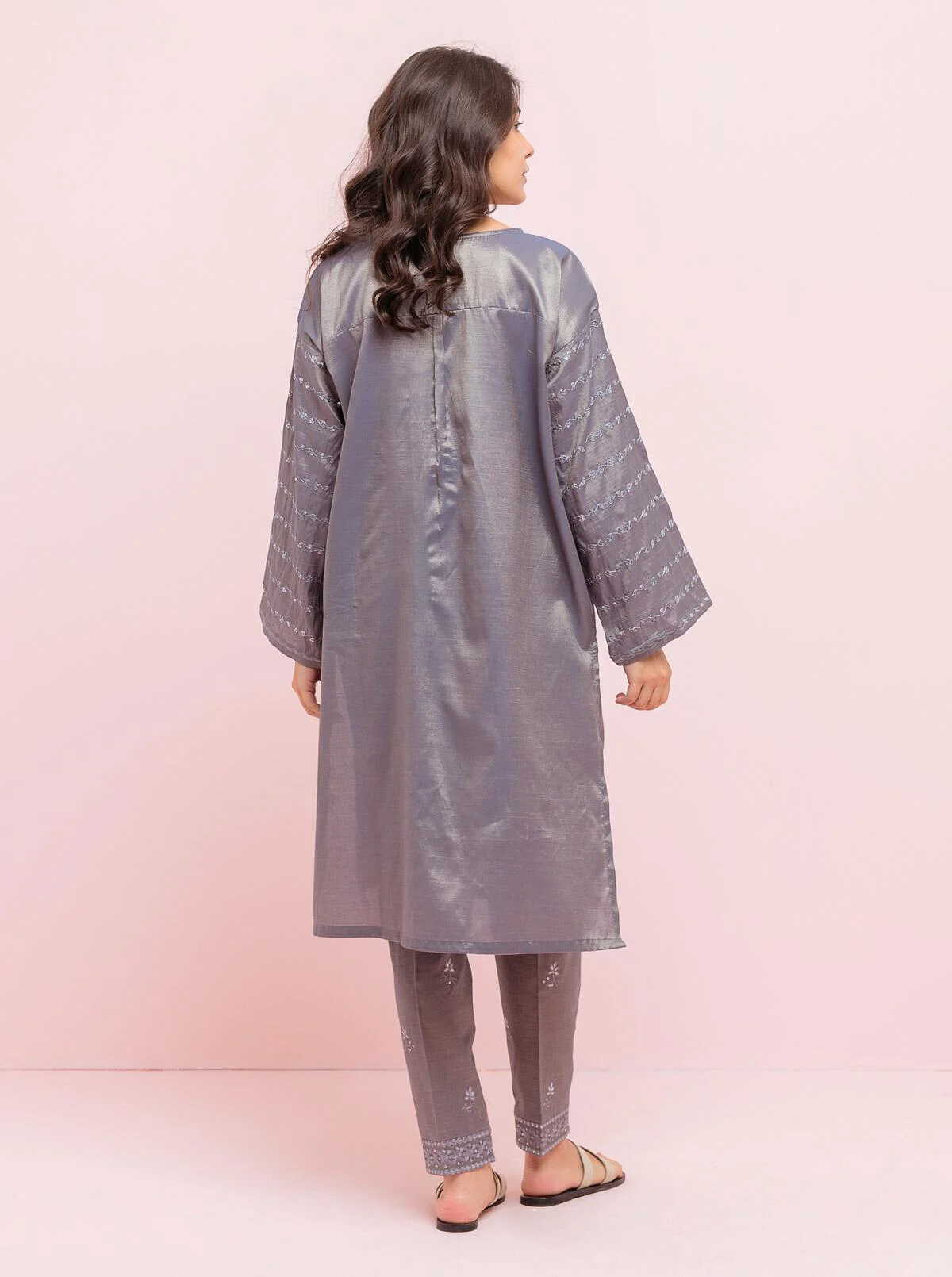 Embroidered Shirt With Pant - Image 2