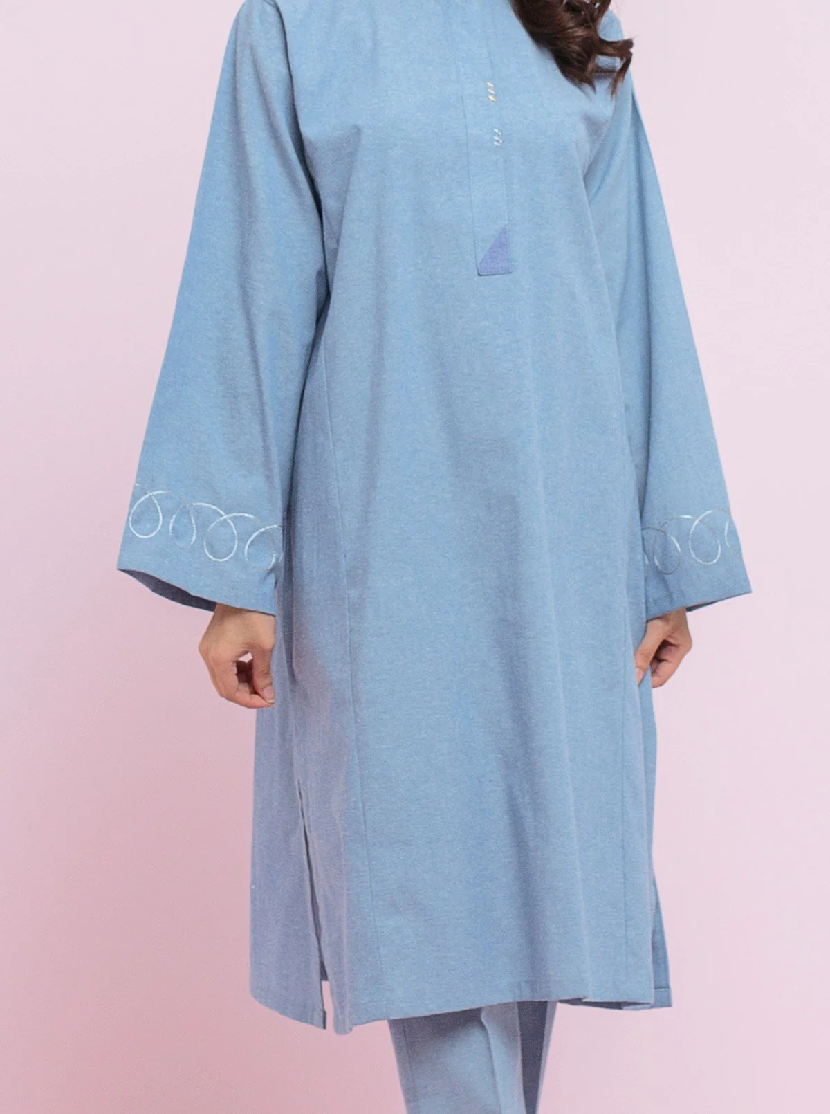 Embroidered Shirt With Embroidered Pant - Image 2