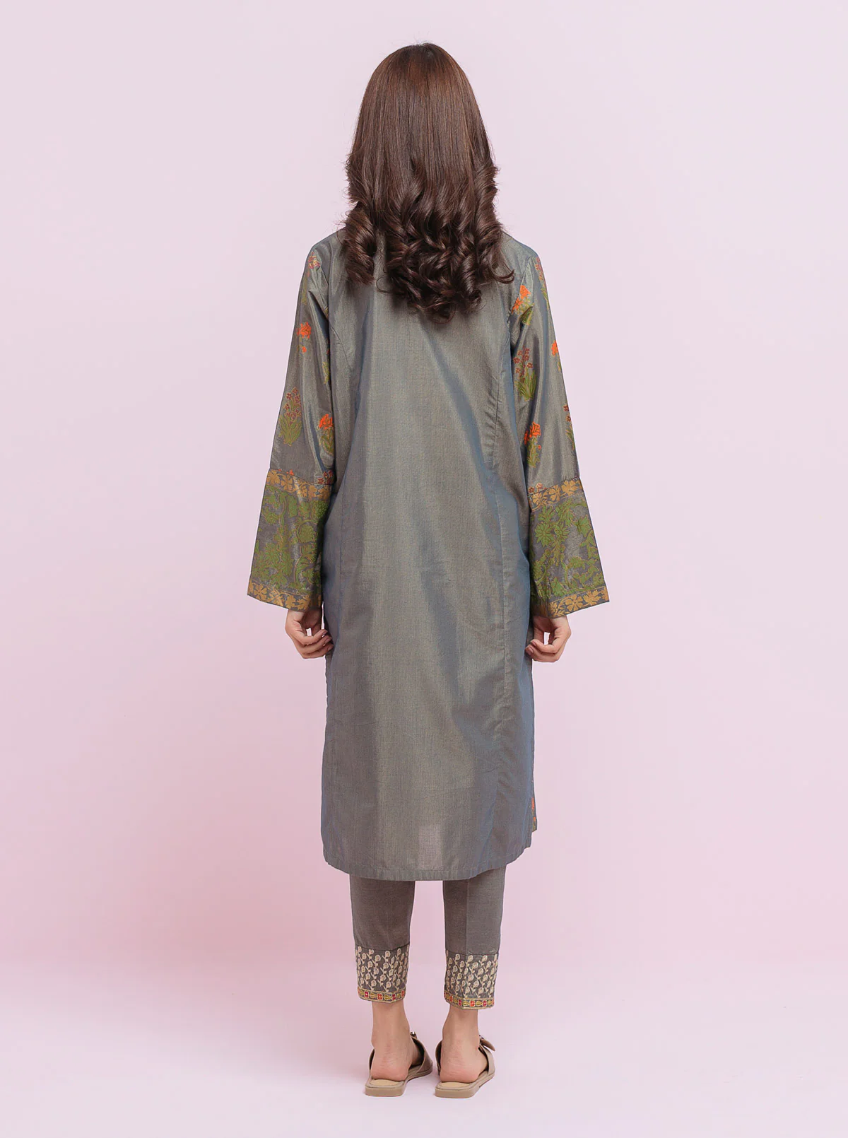 Embroidered Shirt With Pant - Image 3
