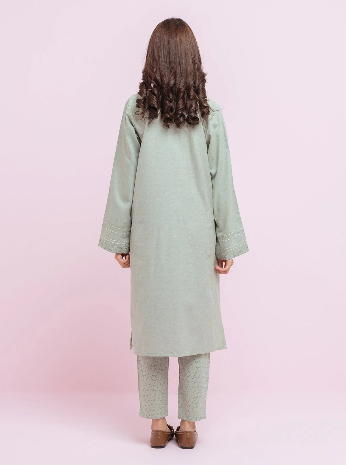 Embroidered Shirt With Pant - Image 3