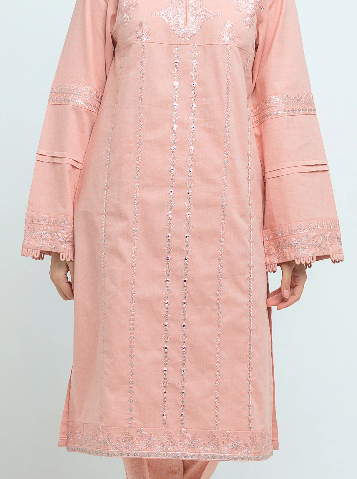 Embroidered Shirt With Pant - Image 2