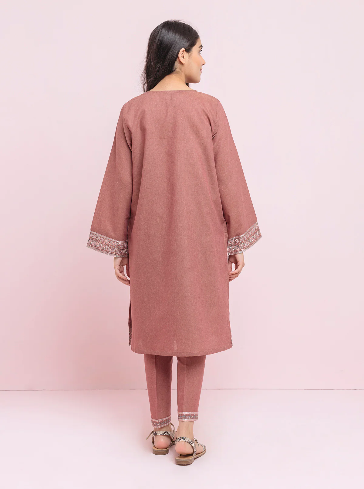 Embroidered Shirt With Pant - Image 2