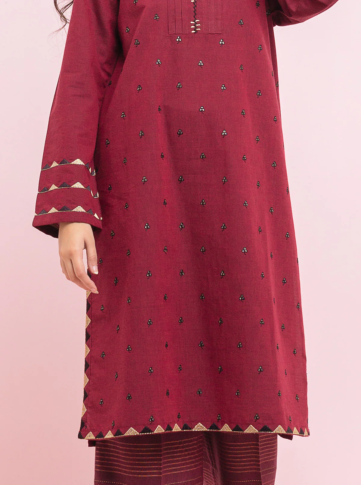 Embroidered Shirt With Pant - Image 2