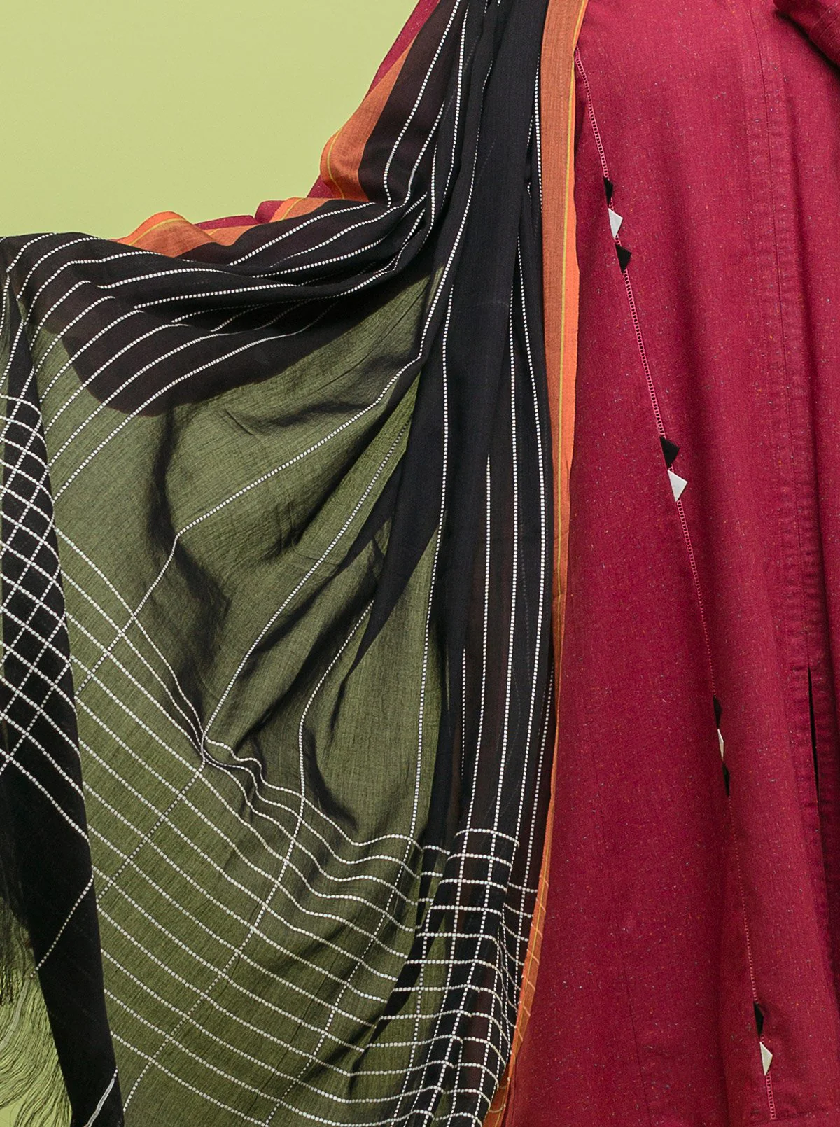 Printed Shirt With Dupatta - Image 2