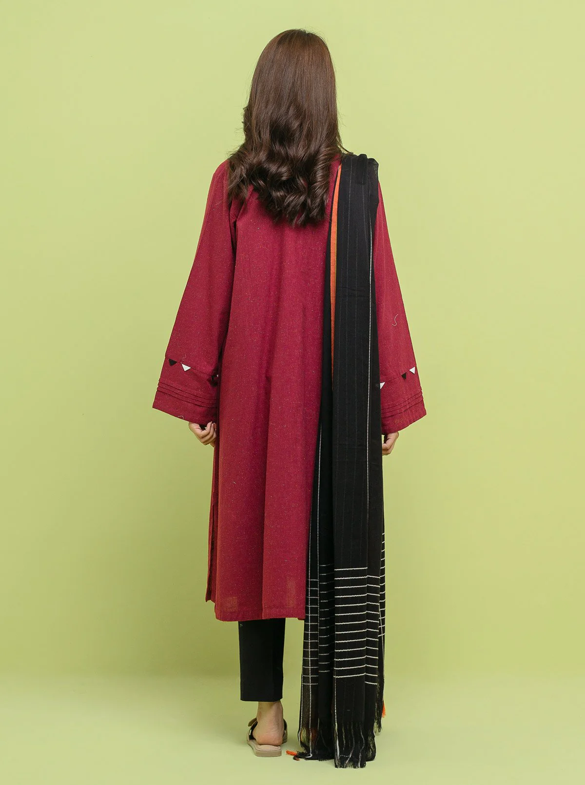 Printed Shirt With Dupatta - Image 3