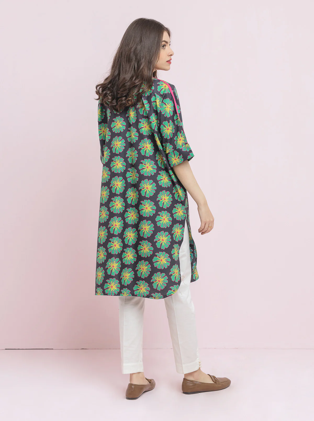PRINTED CAMBRIC SHIRT (PRET) - Image 2