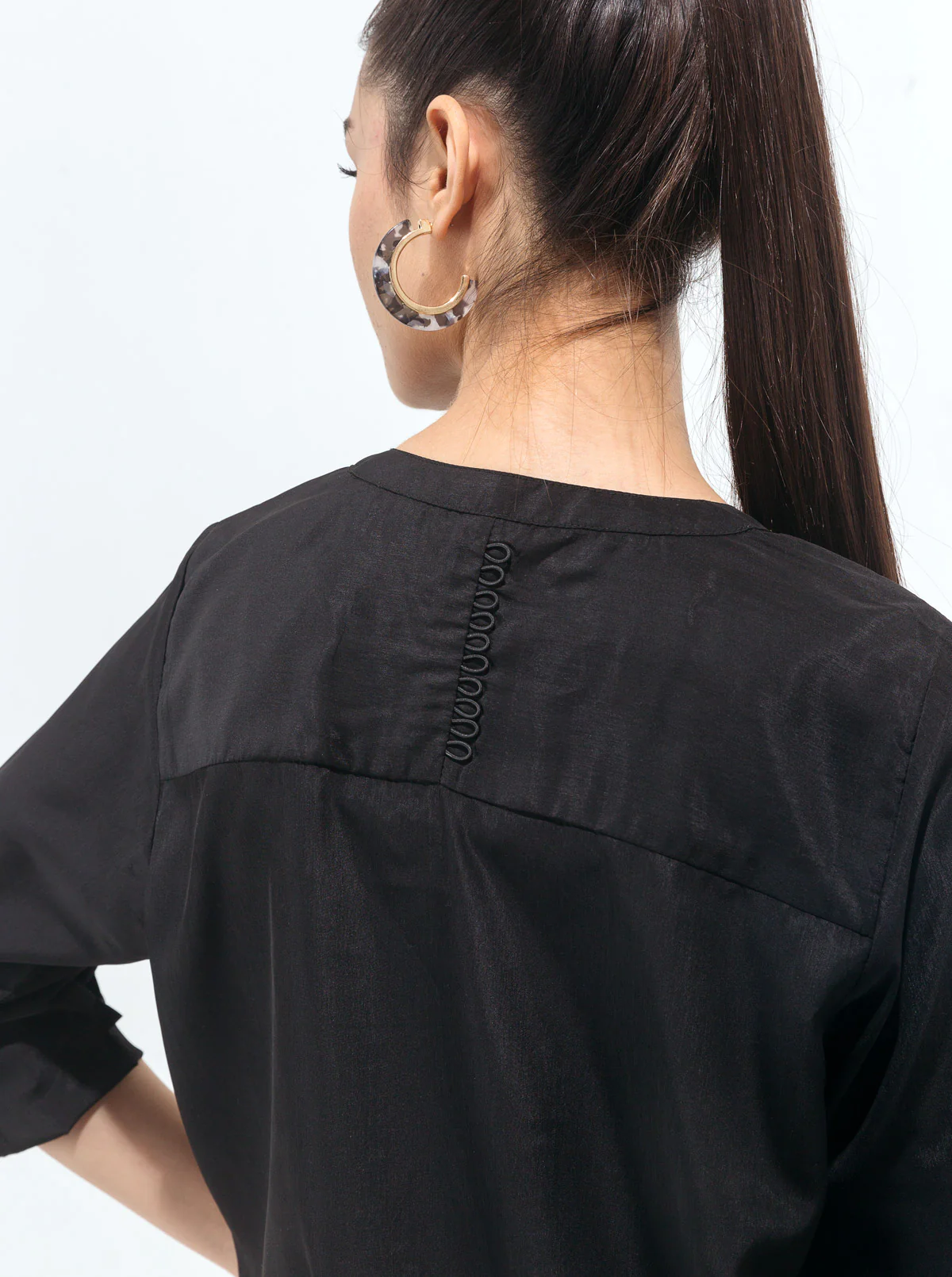 BLACK HIGH LOW GRIP TOP - Image 3